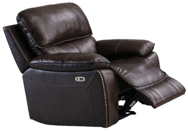 Mazin Furniture Gilbert Brown Power Recliner Chair -1