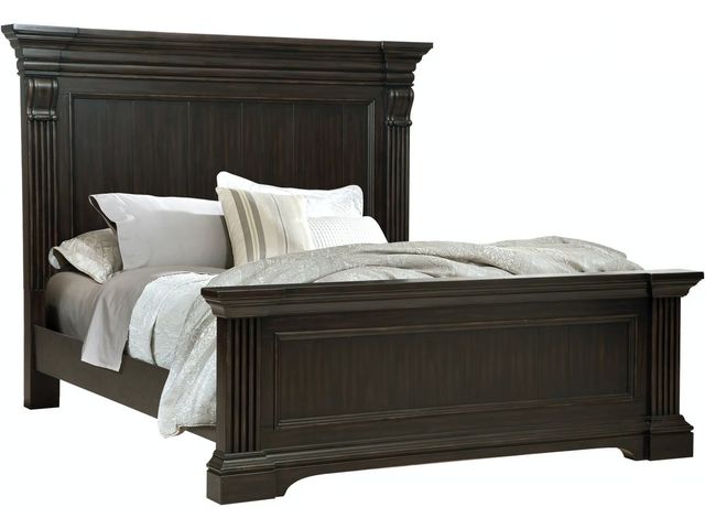 Pulaski™ Caldwell Deep Brown Queen Panel Bed-0