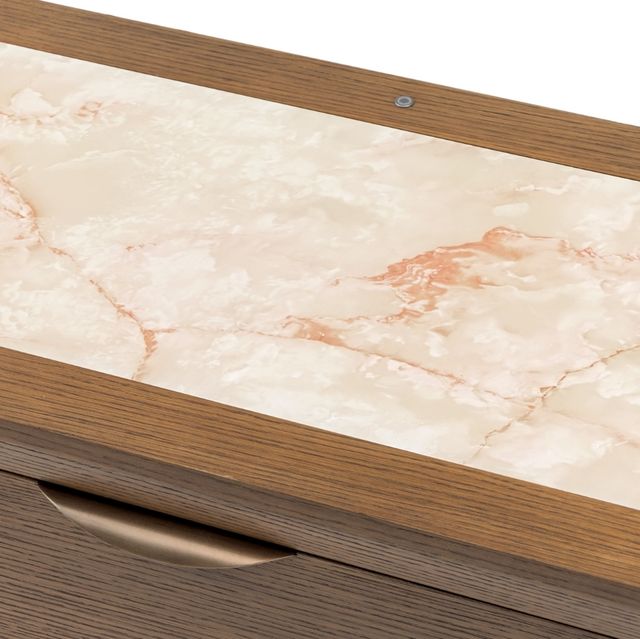 Michael Amini® Portrait Sienna Brown 2-Drawer Nightstand-4