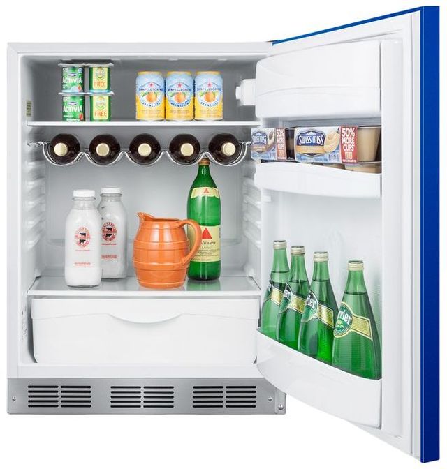 Summit® 5.8 Cu. Ft. Cobalt Blue Under The Counter Refrigerator -2