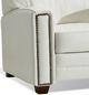 Campio Furniture Legacy Leather Holmes White Chair-1