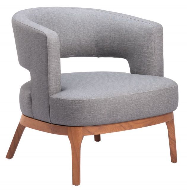Zuo® Modern Penryn Slate Gray Accent Chair-0