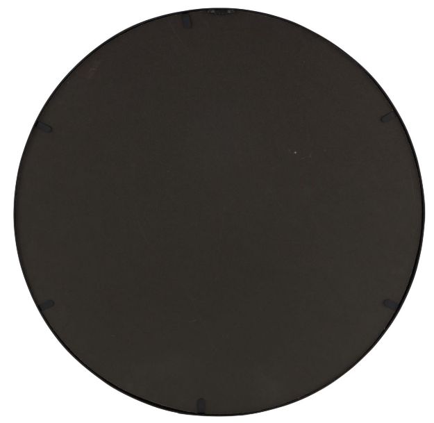 Deco Marche Black Wall Mirror with Overlapping Circles-2