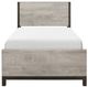 Homelegance® Zephyr Gray Twin Panel Bed-3