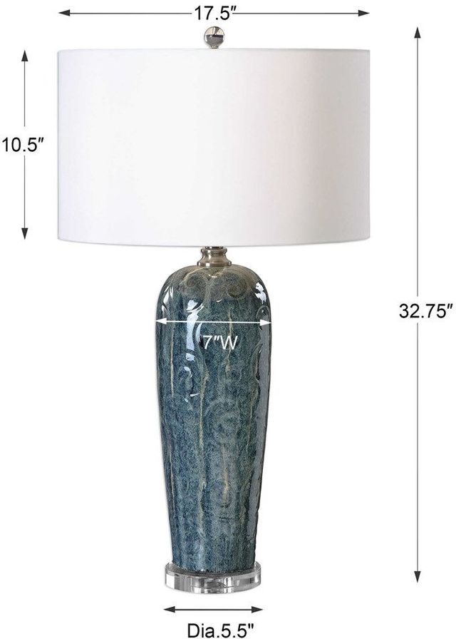 Uttermost® Maira Blue Table Lamp-2