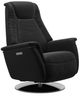 Stressless® by Ekornes® Customizable Max Medium Power Recliner with Moon Steel Base-0