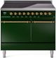Ilve® Nostalgie II Series 40" Emerald Green Pro Style Induction Range-0