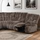 Furniture of America® Hieronymus Dark Brown Power Sectional-2