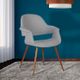 Armen Living Phoebe Gray Dining Chair-1