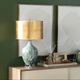 Crestview Collection Fleur Gray Table Lamp-1