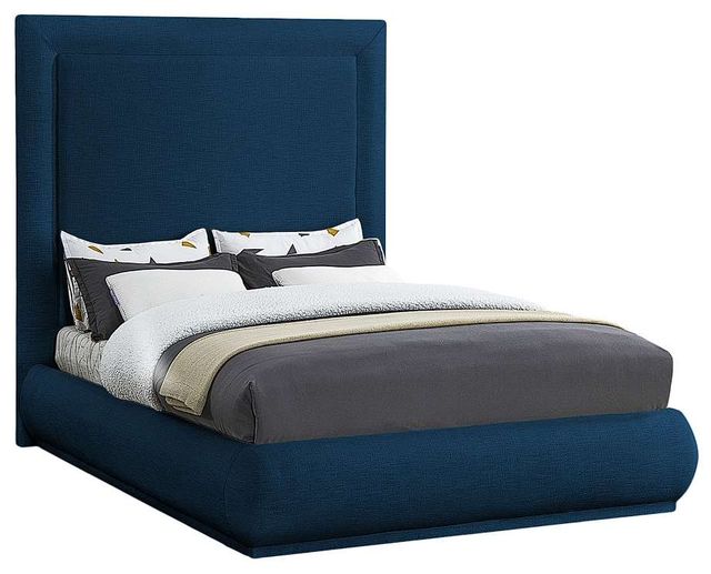 Meridian Furniture Brooke Navy King Bed-0
