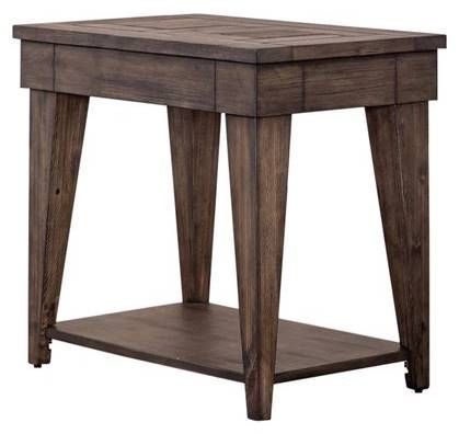 Liberty Furniture Arrowcreek Weathered Stone Chair Side Table