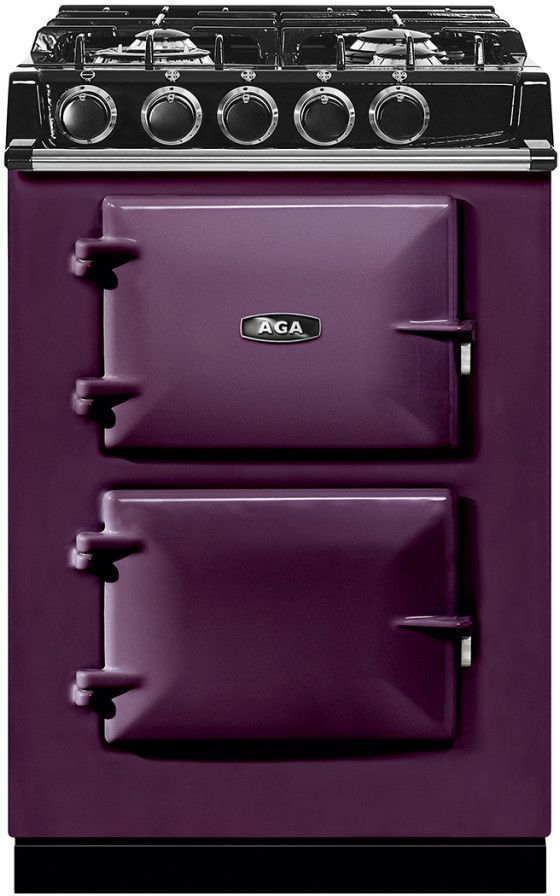 AGA™ 24" Aubergine Pro Style Dual Fuel Range-0