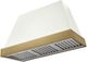 AGA Euclid 48" White Wall Mounted Range Hood with Antique Brass Trim-0