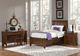 Vaughan-Bassett Bonanza Cherry Twin Mansion Storage Bed-3