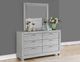 Steve Silver Co. Montana Matte Gray 6-Drawer Dresser and Mirror-1