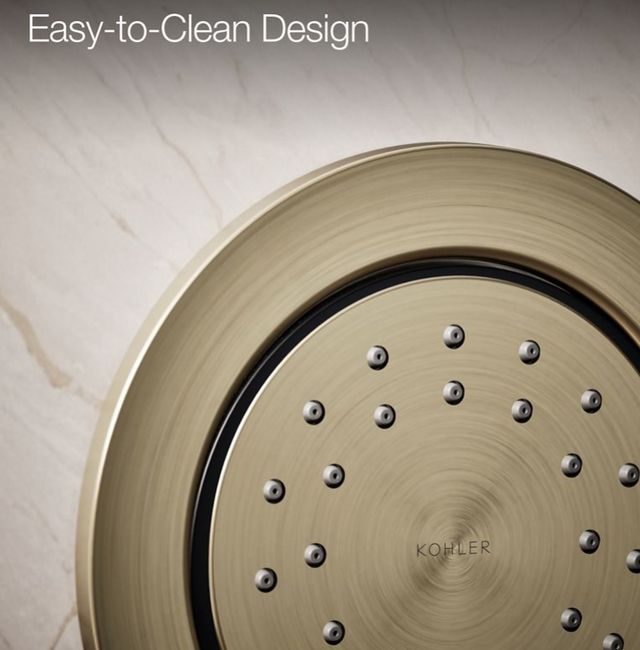 KOHLER® WaterTile® Vibrant Brushed Bronze 1.0 GPM 27-Nozzle Single-Function Body Spray-4