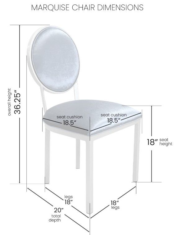 Wesley Allen Customizable Marquise Dining Side Chair-2