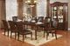 Furniture of America® Sylvana 9-Piece Brown Cherry Dining Table Set-1