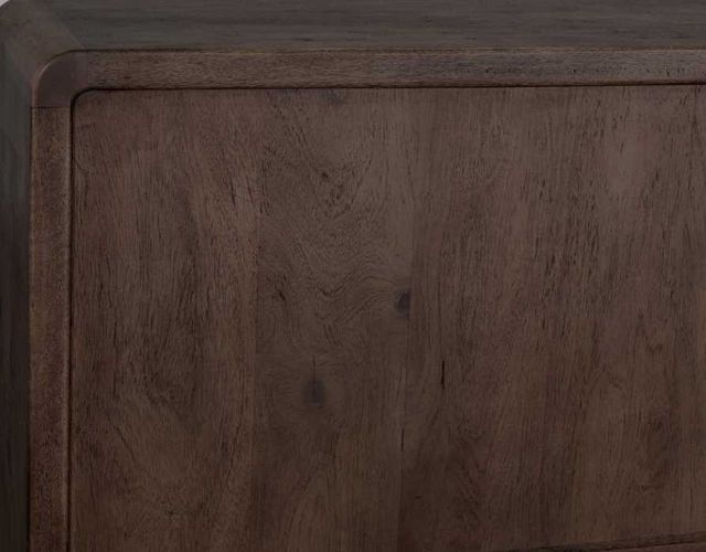 International Furniture Direct Dark Mezquite Stained Dark Console-4
