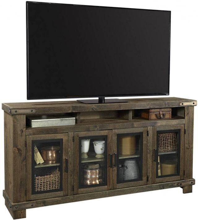 aspenhome® Sawyer Brindle 78" Highboy Console-2