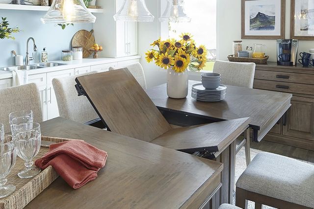 Parker House® Sundance Sandstone Island Counter Height Table-2