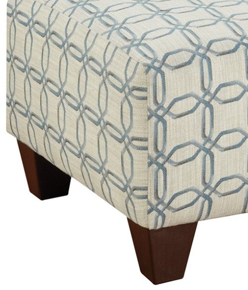 American Wholesale Furniture Lyla Doe Lisa Denim Accent Ottoman-2