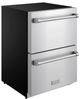 Thor Kitchen® Gordon Ramsay 24" 5.4 Cu. Ft. Stainless Steel Under-Counter Outdoor Freestanding Freezer Drawer-2