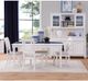 American Woodcrafters 6510 Cottage Traditions 5 Pieces Clean White Dining Set-0