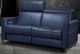 Via Furniture Oslo Blue Loveseat with Adjustable Headrest-0