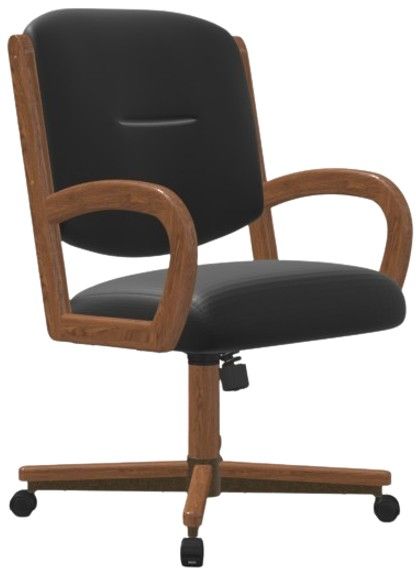 Chromcraft Customizable Concord Swivel Casual Dining Chair-3