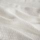 Olliix by Madison Park Freshspun Basketweave Cream Full/Queen Cotton Blanket-1