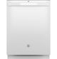 GE® ENERGY STAR® 24" White Top Control Built-In Dishwasher with Sanitize Cycle-0