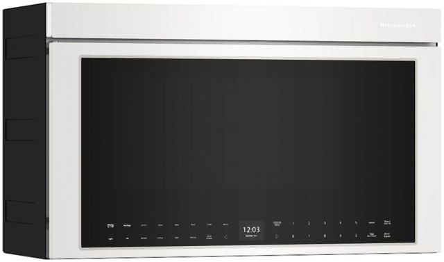 KitchenAid® 30” 1.1 Cu. Ft. Porcelain Over the Range Microwave with Flush Built-In Design-2