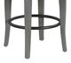 Elements International Westford Gray Swivel Bar Stool-3