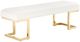 Michael Amini® Belmont Place Bright Gold Bed Bench -0