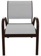 Telescope Casual Aruba Abalone/Kona Aluminum/Fabric Outdoor Sling Stacking Cafe Chair-1