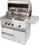 Wolf® 36" Grill Cart-Stainless Steel-0
