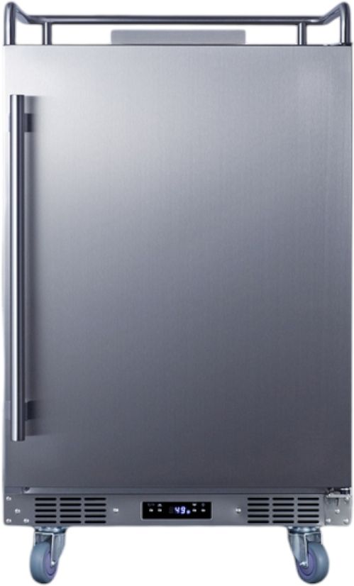 Summit® 5.6 Cu. Ft. Stainless Steel Built In Kegerator -1