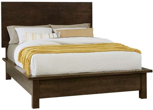 Artisan & Post by Vaughan-Bassett Crafted Cherry by Ben & Erin Napier Dark Cherry Queen Terrace Panel Bed-0