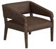 International Furniture Direct Murcia Brown/Lacquer Brown Upholstered Accent Chair-0