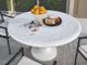 Universal Explore Home™ Coastal Living Outdoor Honolua Bay Abaco White Cast Concrete Dining Table-2