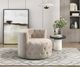 Homelegance® Cheswold Beige Accent Swivel Chair-1