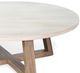 Sunny Designs™ Rowan Light Gray Round Coffee Table Warm Wheat Base-2