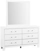 Global Furniture USA Luccia 4-Piece White Queen Panel Bedroom Set-2