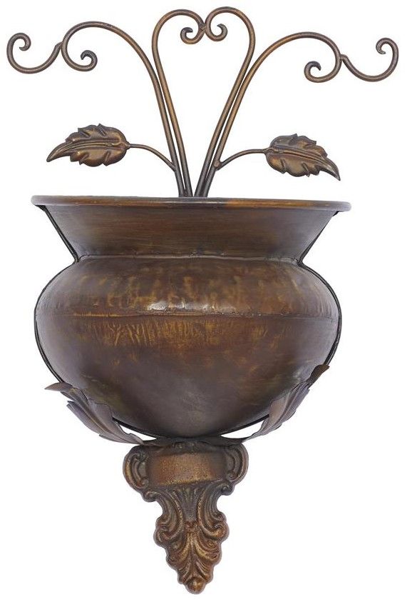 Deco Marche Brown 11" Planter-1