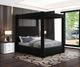Meridian Furniture Royal Black Queen Upholstered Canopy Bed-3