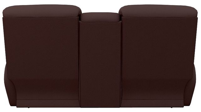 La-Z-Boy® Morrison Burgundy Power Reclining Loveseat with Console, Headrest, and Lumbar-3