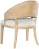Hooker® Furniture Retreat Dune/Neo Cream Barrel Back Dining Arm Chair-3