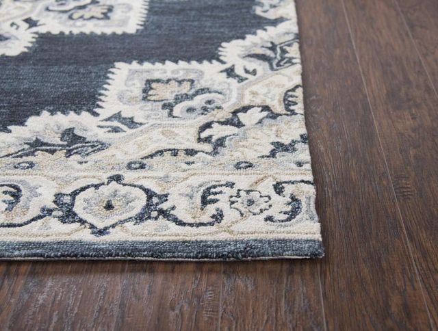 Rizzy Home Resonant Blue 5'x8' Rectangular Rug-3